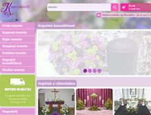 Tablet Screenshot of koszorukeszites.hu